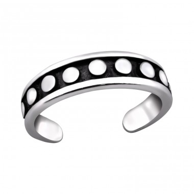 Dot - 925 Sterling Silver Toe Rings A4S29410