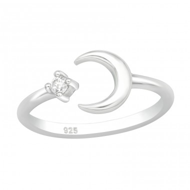 Moon - 925 Sterling Silver Toe Rings A4S40261