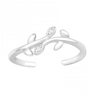 Leaves - 925 Sterling Silver Toe Rings A4S42437