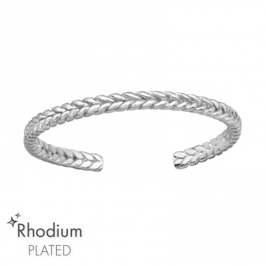 Braided Toe Ring - 925 Sterling Silver Toe Rings A4S47487