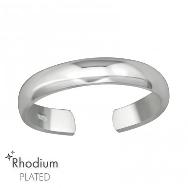 Plain - 925 Sterling Silver Toe Rings A4S48582