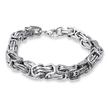 Carving - 316L Surgical Grade Stainless Steel Steel Bracelets for Men A4S10895