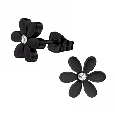 Flower - 316L Surgical Grade Stainless Steel Steel Ear Studs A4S28821