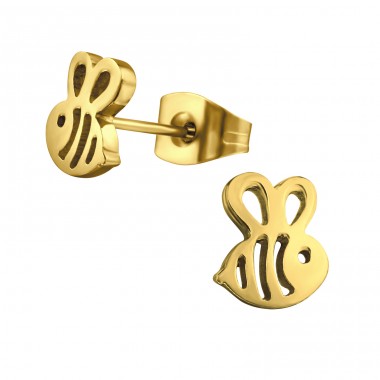 Bee - 316L Surgical Grade Stainless Steel Steel Ear Studs A4S29813