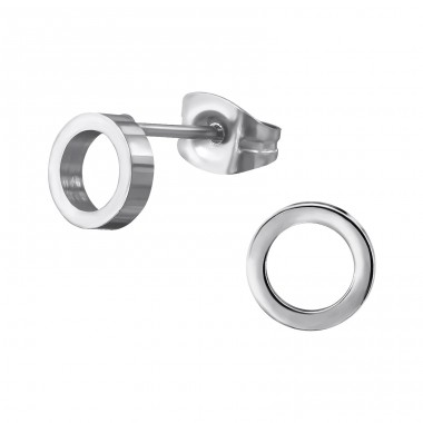 Circle - 316L Surgical Grade Stainless Steel Steel Ear Studs A4S31651