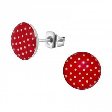 Round - 316L Surgical Grade Stainless Steel Steel Ear Studs A4S40435