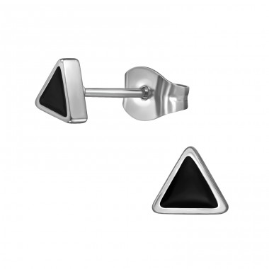 Triangle - 316L Surgical Grade Stainless Steel Steel Ear Studs A4S45531