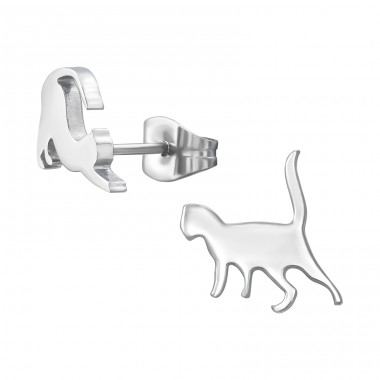 Steel Cat - Ohrstecker aus chirurgischem Edelstahl A4S45931