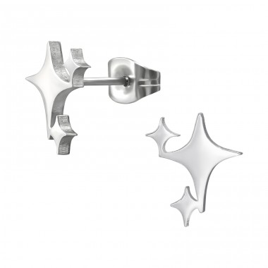 Northern Star - 316L Surgical Grade Stainless Steel Steel Ear Studs A4S45948