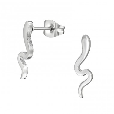 Snake - 316L Surgical Grade Stainless Steel Steel Ear Studs A4S46738