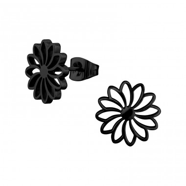 Blume - Chirurgischer 316L-Edelstahl Stahl-Ohrstecker A4S48178