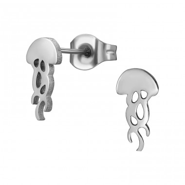 Jellyfish - 316L Surgical Grade Stainless Steel Steel Ear Studs A4S48453