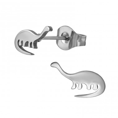 Dinosaur - 316L Surgical Grade Stainless Steel Steel Ear Studs A4S48455