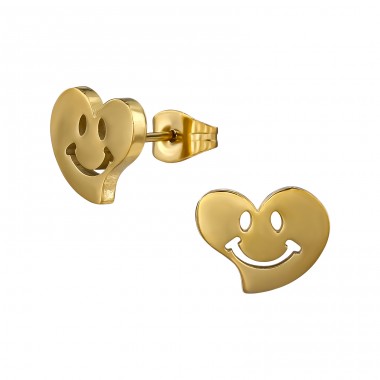 Emoji Buźki - 316L stal chirurgiczna grade Kolczyki sztyfty ze stali A4S48603