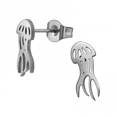 Jellyfish - 316L Surgical Grade Stainless Steel Steel Ear Studs A4S48837