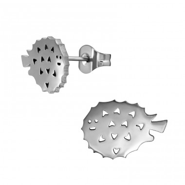 Blowfish - 316L Surgical Grade Stainless Steel Steel Ear Studs A4S48884