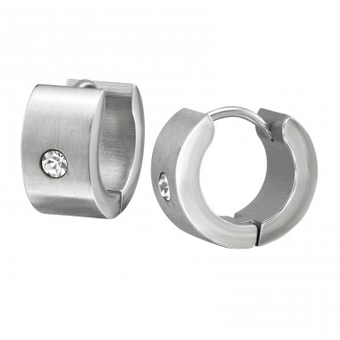 Ein Ring - Chirurgischer 316L-Edelstahl Stahl-Ohrringe A4S12501