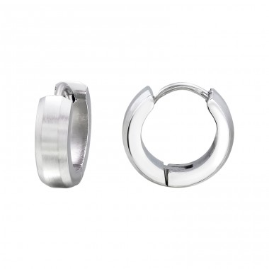 Hoops - 316L Surgical Grade Stainless Steel Steel Earrings A4S133