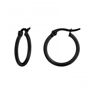 Round - 316L Surgical Grade Stainless Steel Steel Earrings A4S29143