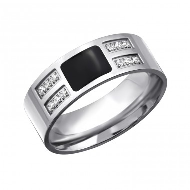 Band - 316L Surgical Grade Stainless Steel Steel Rings A4S28240