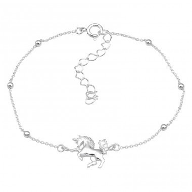 Sterling silver clearance unicorn bracelet