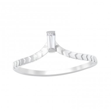 Rabbit - 925 Sterling Silver Rings with Zirconia stones