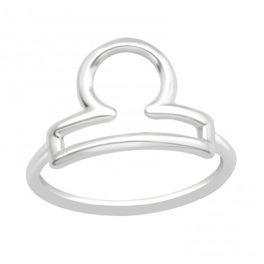 silver libra ring